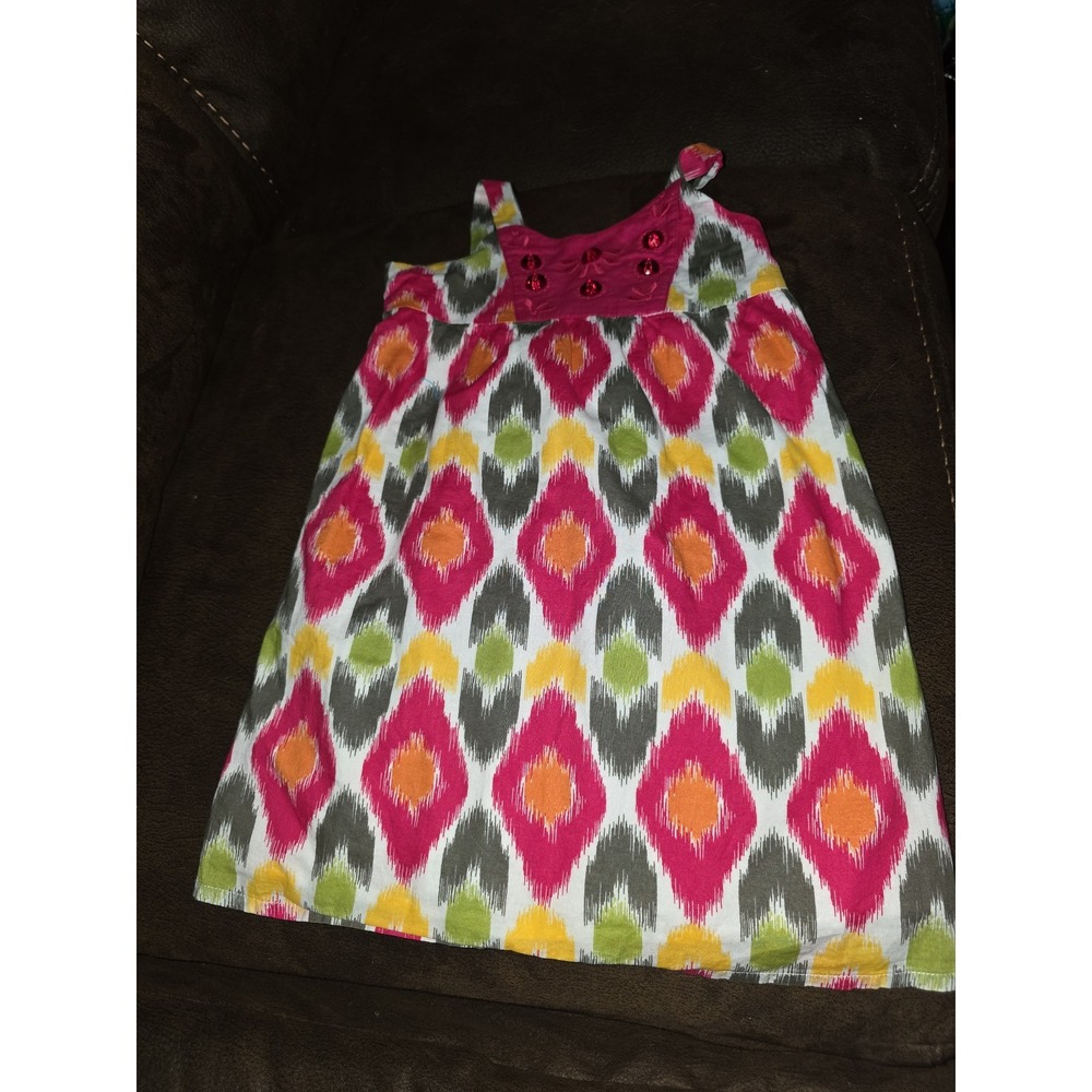 Gymboree batik summer‎ jeweled dress size 2t